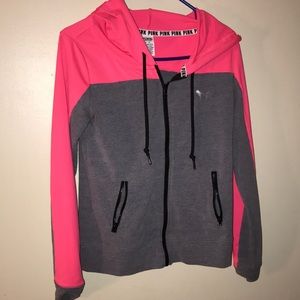 VS PINK Neon Zip Up